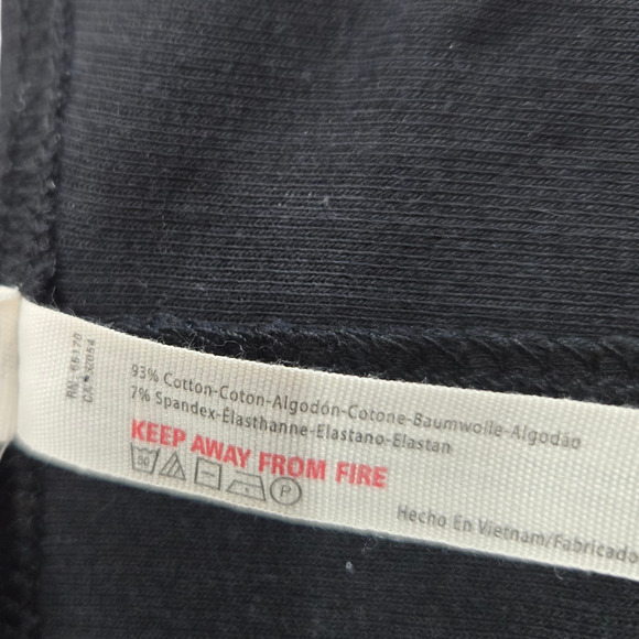 Intimately Free People Black Seam Detail Ribbed Long Sleeve Top Size Medium - Picture 5 of 6